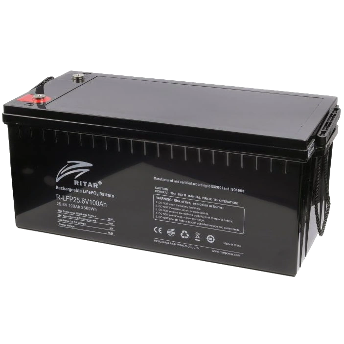Аккумуляторная батарея с bluetooth Ritar LFP25.6V100AH Аккумуляторная батарея с bluetooth Ritar LFP25.6V100AH
