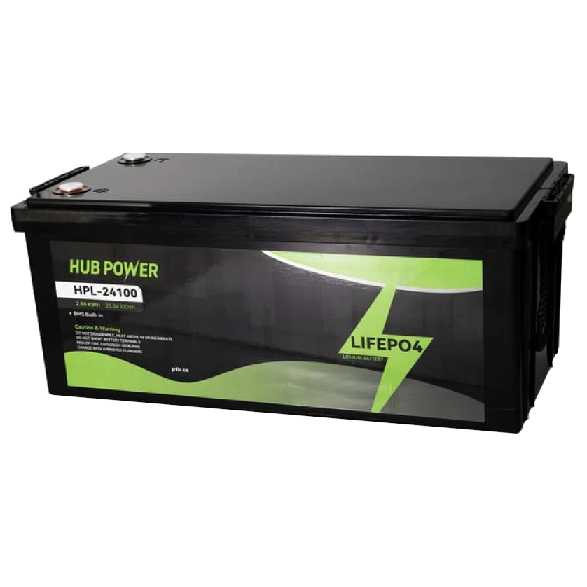Акумуляторна батарея Hub Power HPL-12200 LiFePO4 12В/200А•ч Акумуляторна батарея Hub Power HPL-12200 LiFePO4 12В/200А•ч