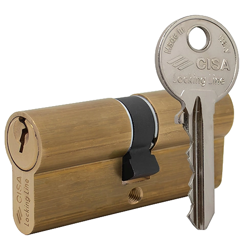 Циліндр латунь матова CISA LL 08010 90 (45*45) Циліндр латунь матова CISA LL 08010 90 (45*45)