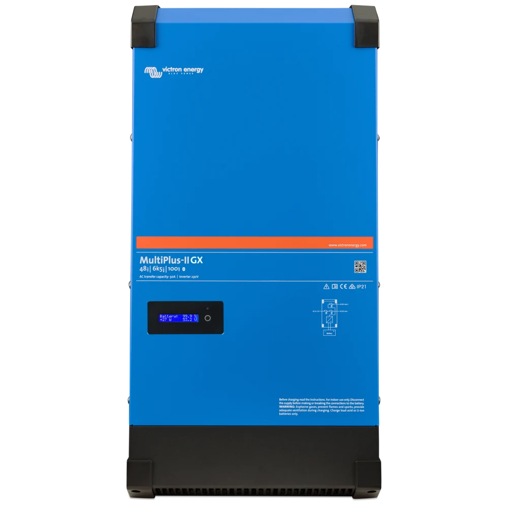 Інвертор VictronEnergy MultiPlus-II 48/6k5/100-50 GX 230V однофазный чистая синусоида Інвертор VictronEnergy MultiPlus-II 48/6k5/100-50 GX 230V однофазный чистая синусоида