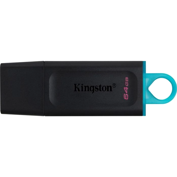 USB флеш накопичувач Kingston 64GB USB3.2 Gen 1 DataTraveler Exodia (Black + Teal) USB флеш накопичувач Kingston 64GB USB3.2 Gen 1 DataTraveler Exodia (Black + Teal)