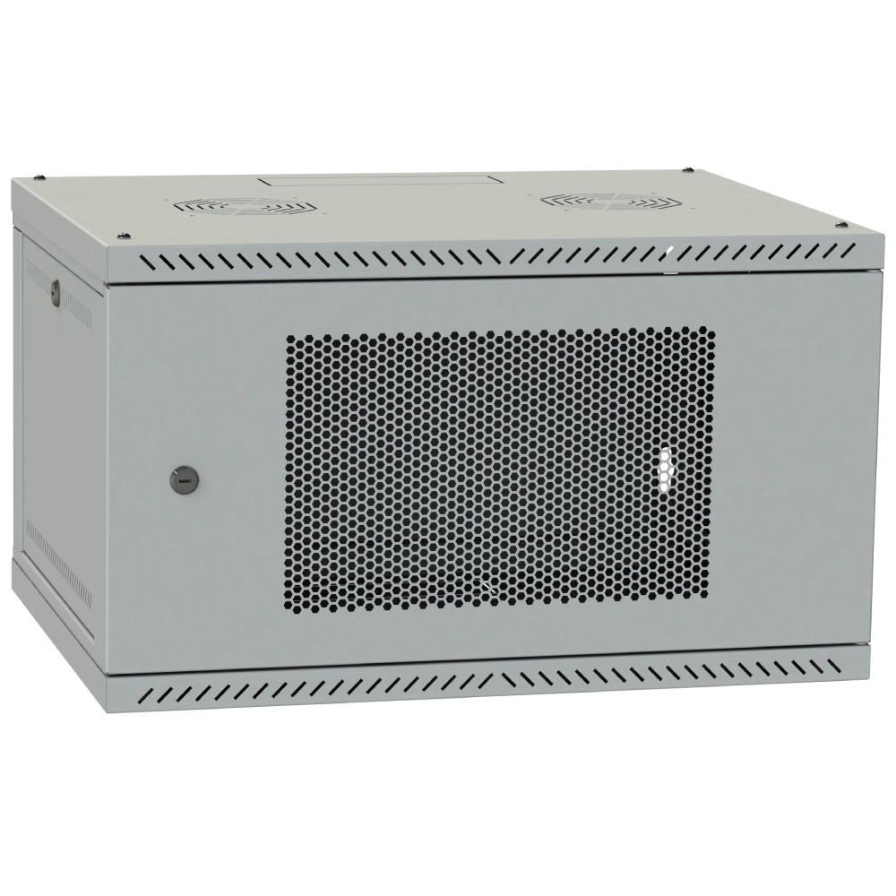 Шафа телекомунікаційна IPCOM 4U 600x450 дверь перфорация (серая) Шафа телекомунікаційна IPCOM 4U 600x450 дверь перфорация (серая)