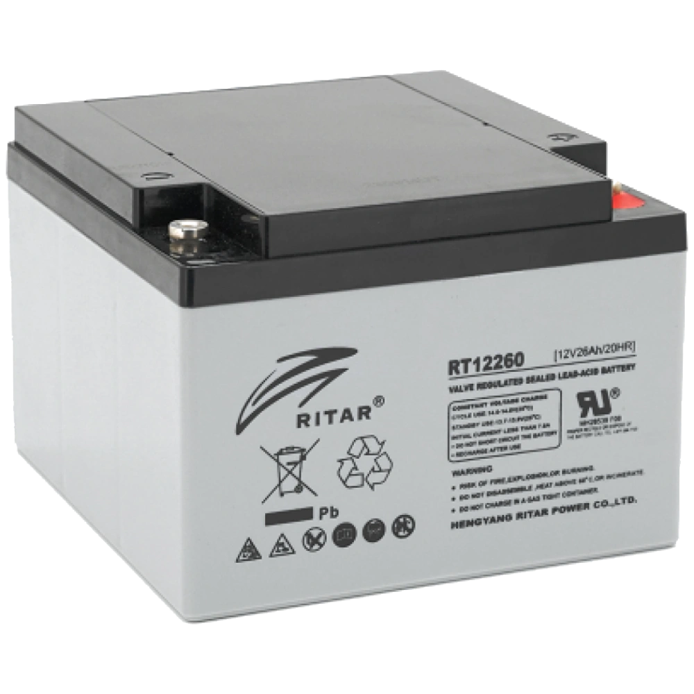 Акумуляторна батарея Ritar RT12260 (12V26AH) Акумуляторна батарея Ritar RT12260 (12V26AH)