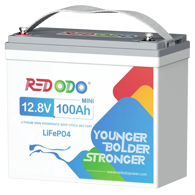 Литиевая аккумуляторная батарея Redodo 12.8V 100Ah Mini 1280Вт•ч LiFePO4 Литиевая аккумуляторная батарея Redodo 12.8V 100Ah Mini 1280Вт•ч LiFePO4