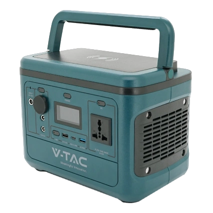 Портативне джерело живлення V-TAC VT-606 500Вт LiFePO4 26.2•ч Портативне джерело живлення V-TAC VT-606 500Вт LiFePO4 26.2•ч