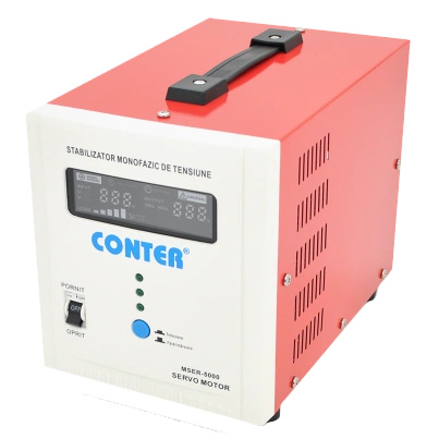 Стабілізатор напруги Conter MSER 5000 VA-V2/3750Вт однофазный сервопривод