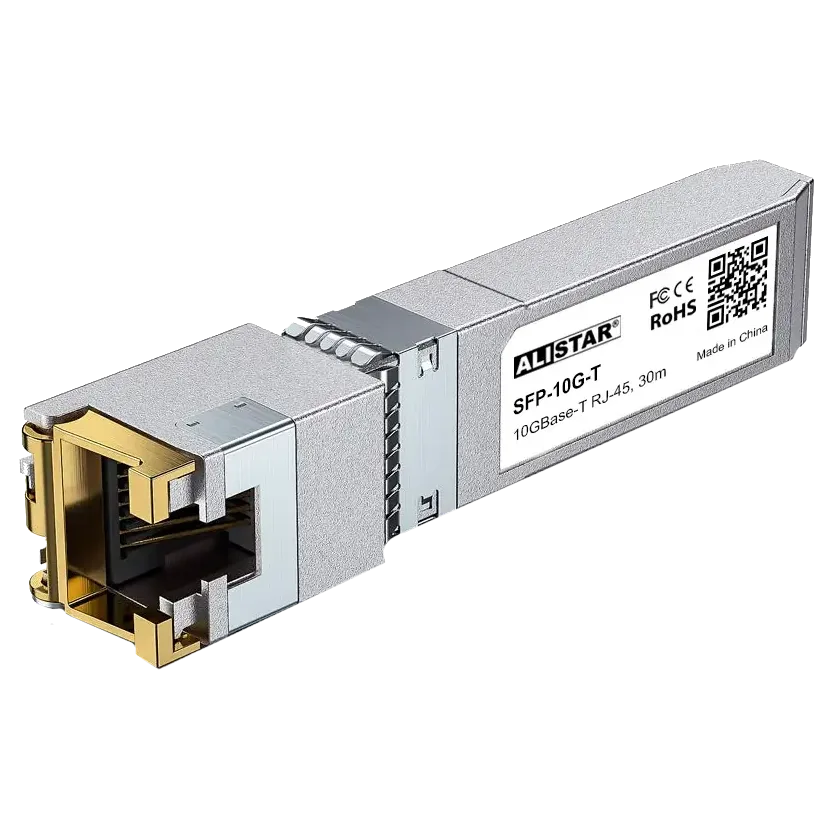 Модуль Alistar SFP+ 10GBASE-T RJ45 30M Модуль Alistar SFP+ 10GBASE-T RJ45 30M