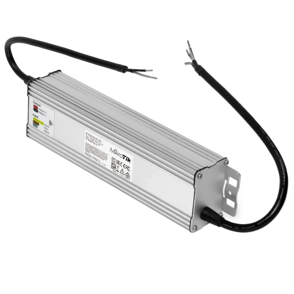 Блок питания уличный AC/DC MikroTik MTP250-53V47-OD IP67 Блок питания уличный AC/DC MikroTik MTP250-53V47-OD IP67