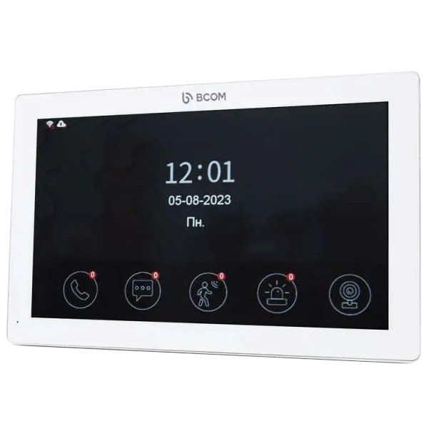 Відеодомофон BCOM BD-1070FHD/T White Відеодомофон BCOM BD-1070FHD/T White