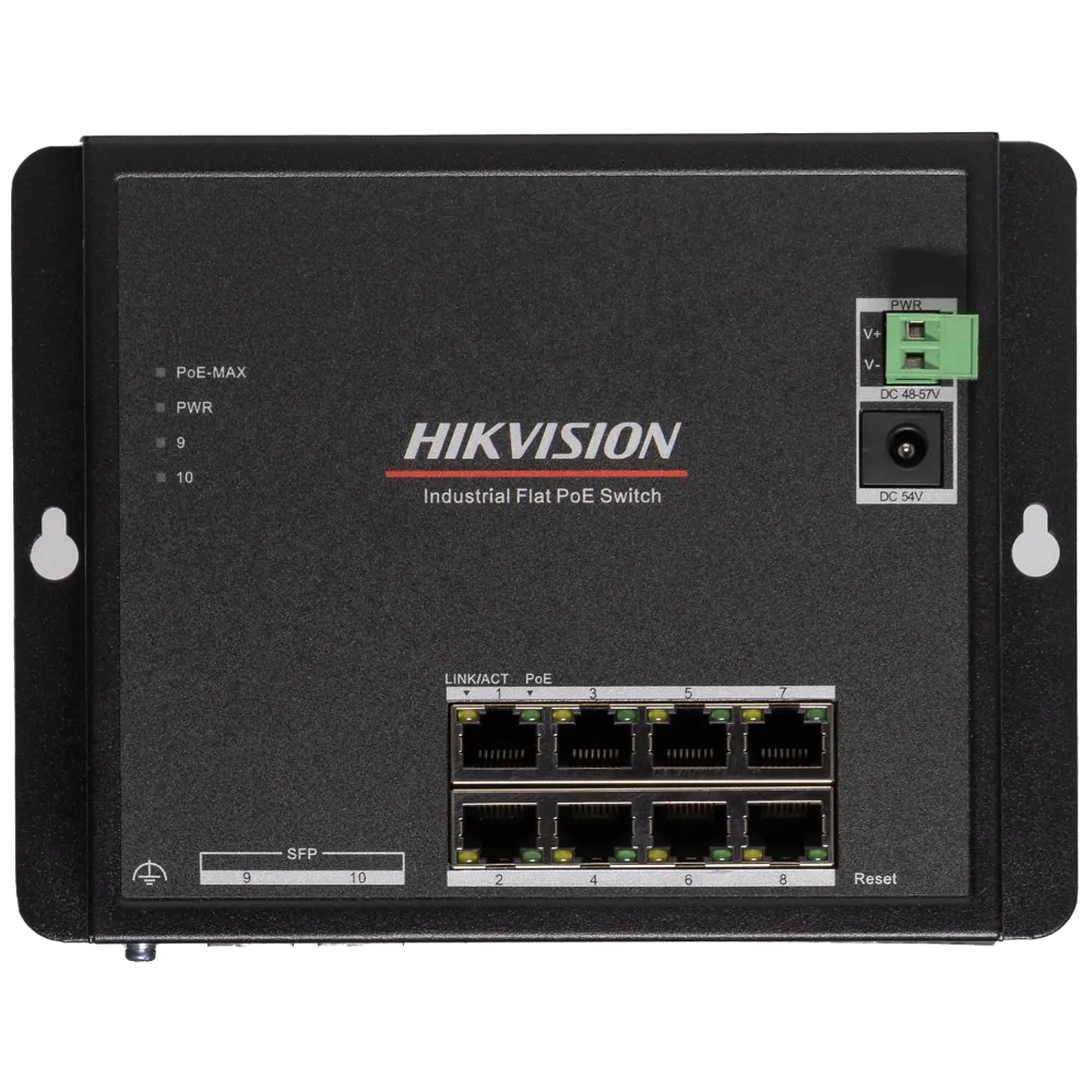 Комутатор 8 портів керований Hikvision DS-3T1510P-SI-FLT/No Power unit (без блока питания) Комутатор 8 портів керований Hikvision DS-3T1510P-SI-FLT/No Power unit (без блока питания)