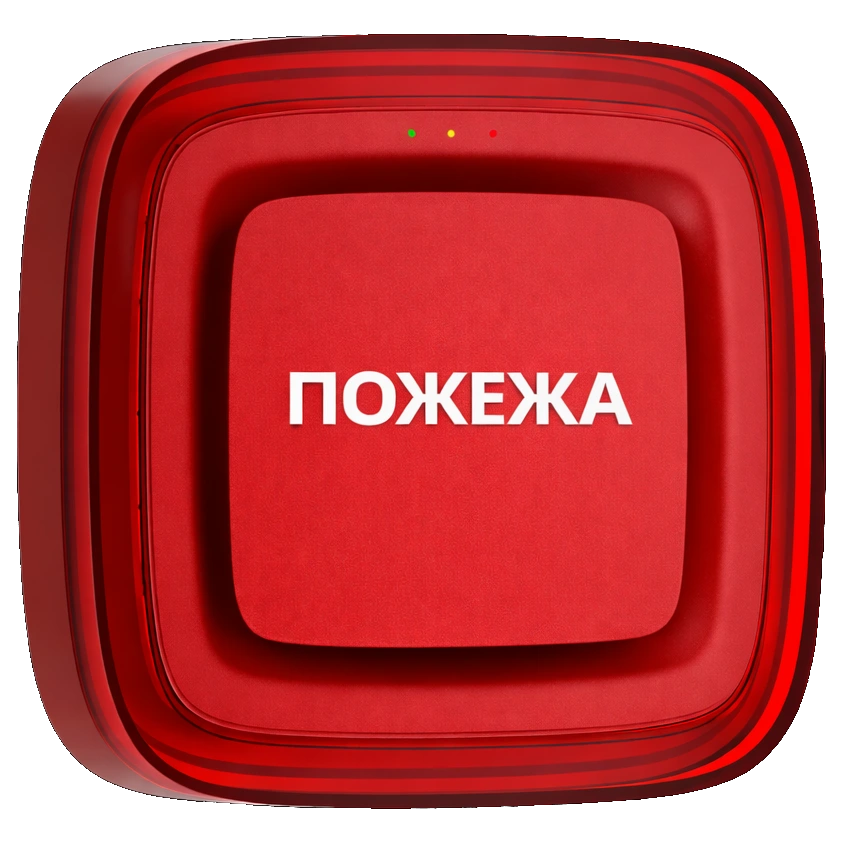 Cповіщувач Ajax EN54 FireProtect (Sounder/VAD) red пожарный светозвуковой ПОЖЕЖА