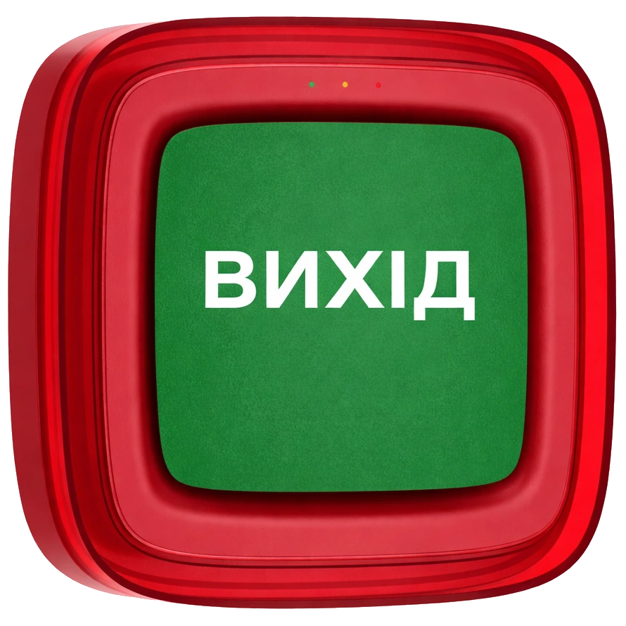 Cповіщувач Ajax EN54 FireProtect (Sounder/VAD) red пожарный светозвуковой ВИХІД