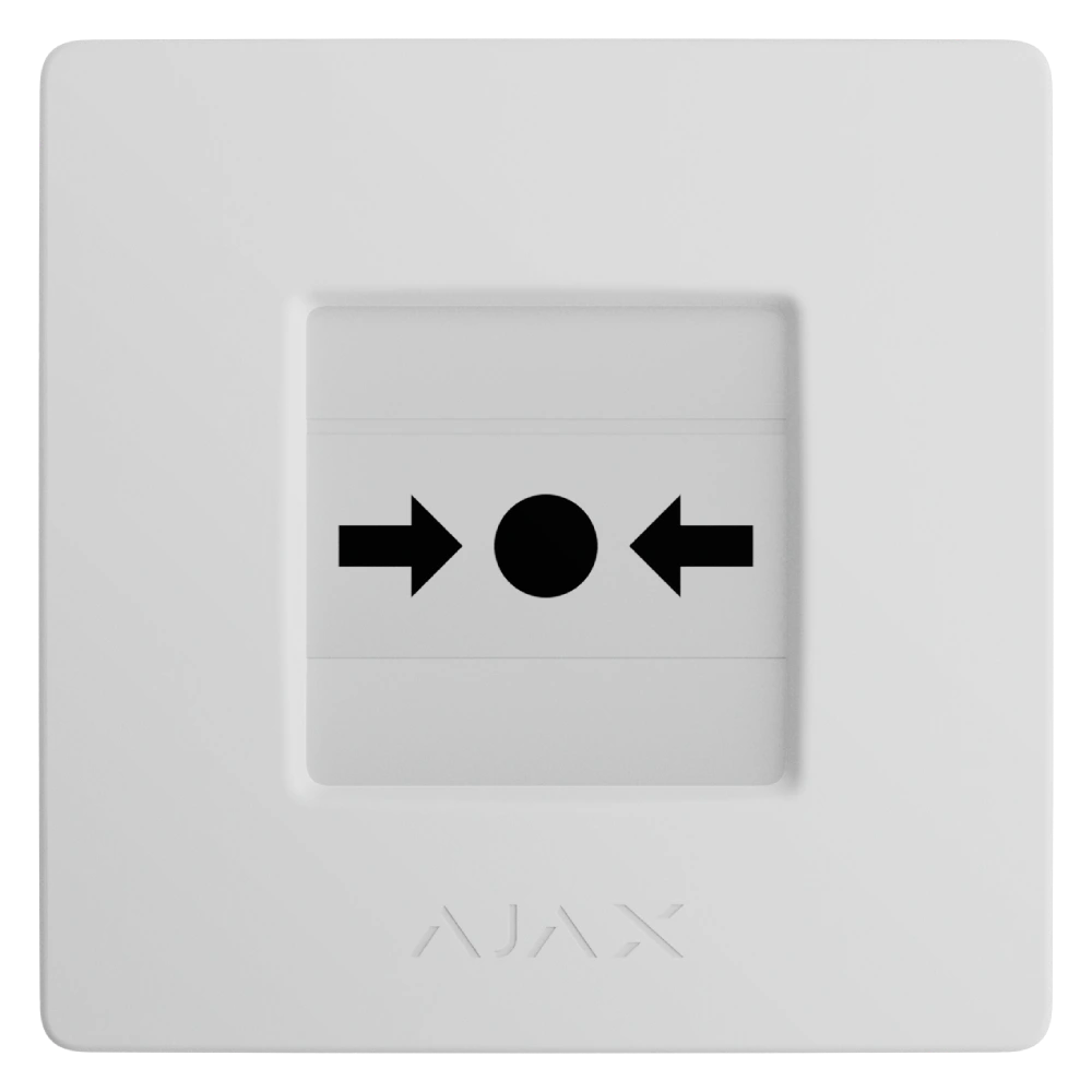Сповіщувач Ajax Manual Call Point (White) (8EU) ASP ручной беспроводной Сповіщувач Ajax Manual Call Point (White) (8EU) ASP ручной беспроводной