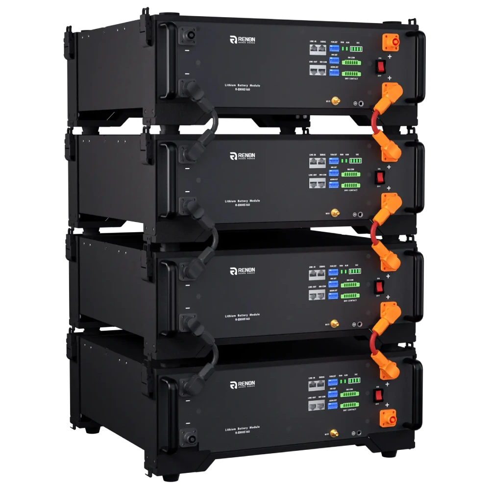 Литиевая аккумуляторная батарея Renon EBrick 51.2V 100AH (R-EB005161) Литиевая аккумуляторная батарея Renon EBrick 51.2V 100AH (R-EB005161)