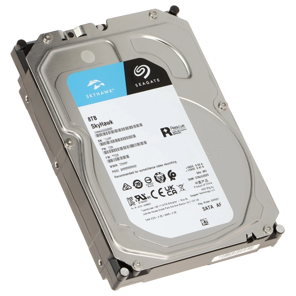 Жорсткий диск внутрішній Seagate SkyHawk ST8000VX010 8Тб Жорсткий диск внутрішній Seagate SkyHawk ST8000VX010 8Тб