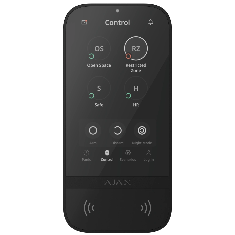 Superior KeyPad TouchScreen G3 Jeweller black Клавиатура Ajax Superior KeyPad TouchScreen G3 Jeweller black Клавиатура Ajax