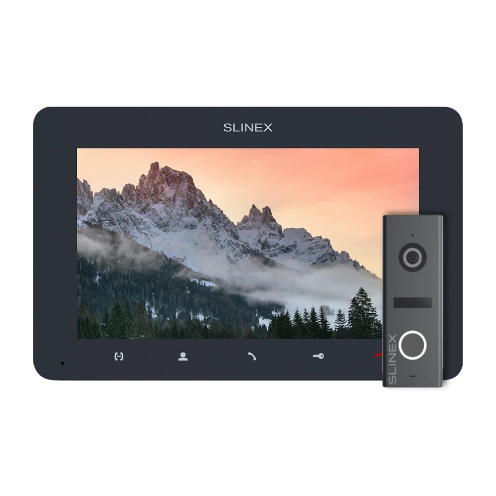 Комплект відеодомофона Slinex SM-07MN Graphite + ML-17HD Graphite Комплект відеодомофона Slinex SM-07MN Graphite + ML-17HD Graphite