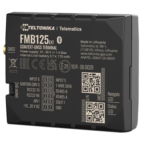2G трекер Teltonika FMB125 RS232, RS485 2G трекер Teltonika FMB125 RS232, RS485