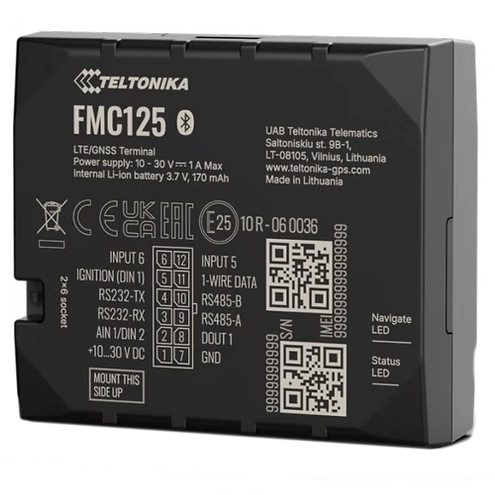 4G трекер Teltonika FMС125 RS232, RS485 4G трекер Teltonika FMС125 RS232, RS485