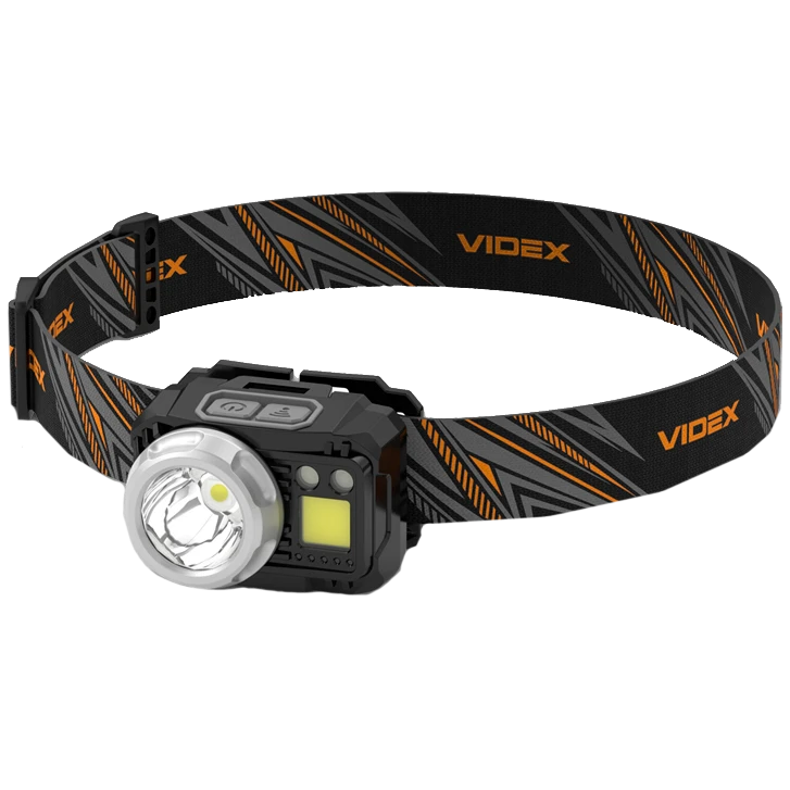 Ліхтар налобний VIDEX VLF-H075C 500лм IP65