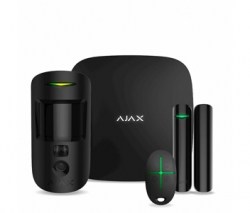 Комплект охоронної сигналізації Ajax StarterKit Cam Plus (чёрный)