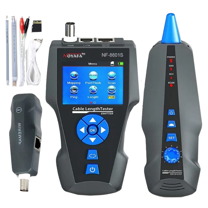 Багатофункціональний кабельний тестер NOYAFA NF-8601S Багатофункціональний кабельний тестер NOYAFA NF-8601S