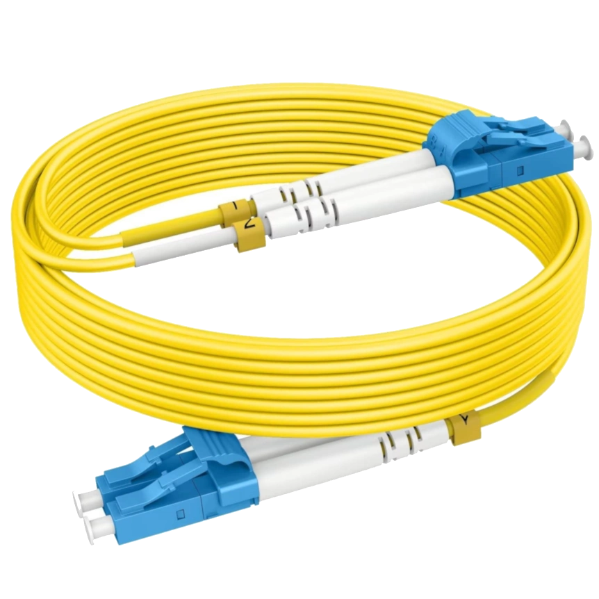 Патчкорд оптичний LC/UPC-LC/UPC SM 1м Simplex Slim 2мм Патчкорд оптичний LC/UPC-LC/UPC SM 1м Simplex Slim 2мм