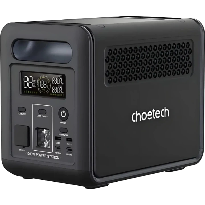 Портативне джерело живлення Choetech BS068-EU-BKGY 1024 Вт·ч 1200 Вт Портативне джерело живлення Choetech BS068-EU-BKGY 1024 Вт·ч 1200 Вт