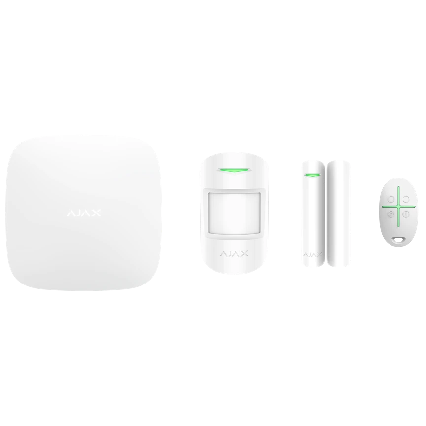 Комплект охоронної сигналізації Ajax StarterKit Plus (8EU) UA white Комплект охоронної сигналізації Ajax StarterKit Plus (8EU) UA white