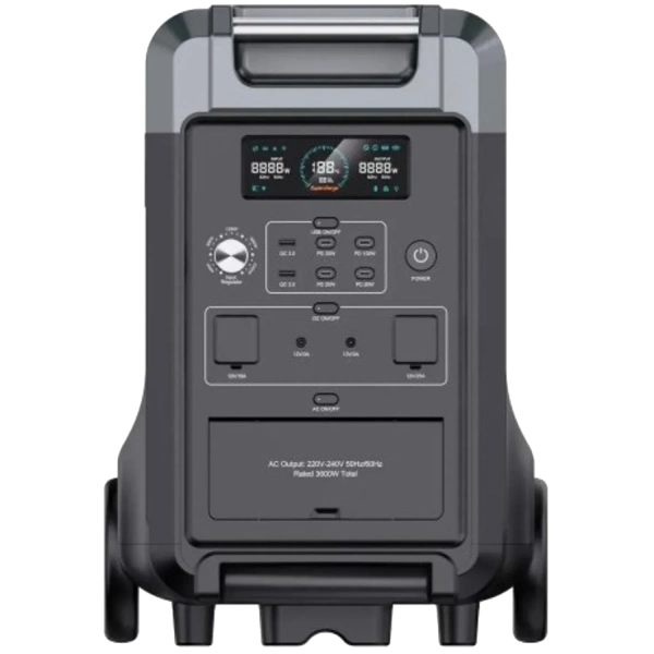 Портативна зарядна станція Choetech BS009-EU-BK 3840 Вт•ч 3600 Вт Портативна зарядна станція Choetech BS009-EU-BK 3840 Вт•ч 3600 Вт