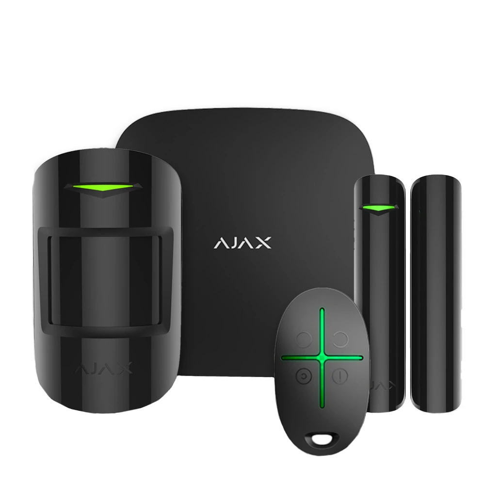 Комплект охоронної сигналізації Ajax StarterKit 2 (8EU) black Комплект охоронної сигналізації Ajax StarterKit 2 (8EU) black