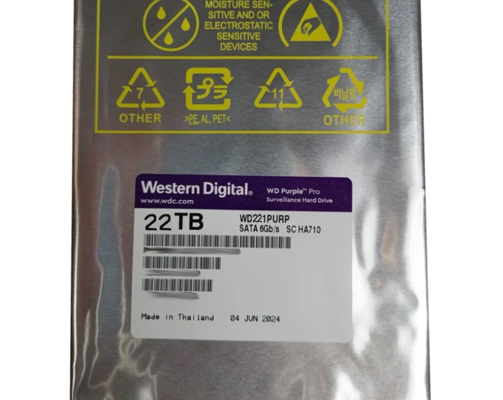 Жорсткий диск внутрішній Western Digital Purple Pro WD221PURP 22Тб Жорсткий диск внутрішній Western Digital Purple Pro WD221PURP 22Тб