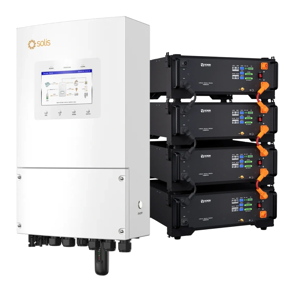 Комплект Solis S6-EH1P6K-L-PLUS + Renon EBrick 51.2V 100AH