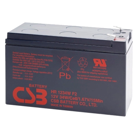 Аккумуляторная батарея CSB HR1234WF2 12В 9А•ч Аккумуляторная батарея CSB HR1234WF2 12В 9А•ч