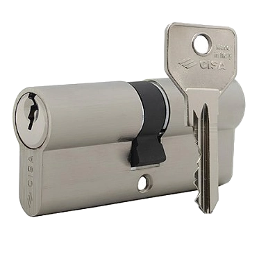 Циліндр нікель матовий 3 ключі CISA C2000 80 (40*40)