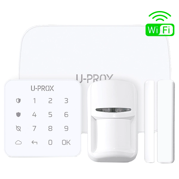 Комплект бездротової охоронної сигналізації U-Prox MP WiFi kit White