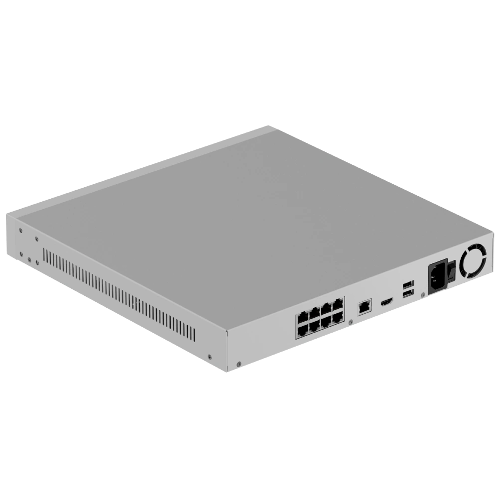 Відеореєстратор Ajax Superior NVR H2DAI8PAC (8ch) white 24ТБ PoE AI