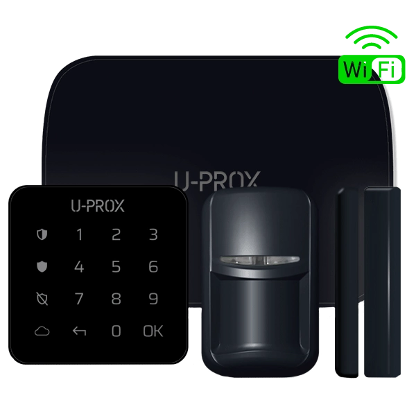 Комплект бездротової охоронної сигналізації U-Prox MP WiFi kit Black