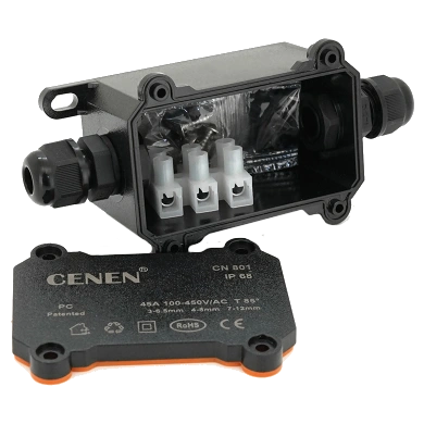 Водонепроникна коробка CN801-2 PG7 (3-6.5mm) 1-4 контакта IP68 Водонепроникна коробка CN801-2 PG7 (3-6.5mm) 1-4 контакта IP68
