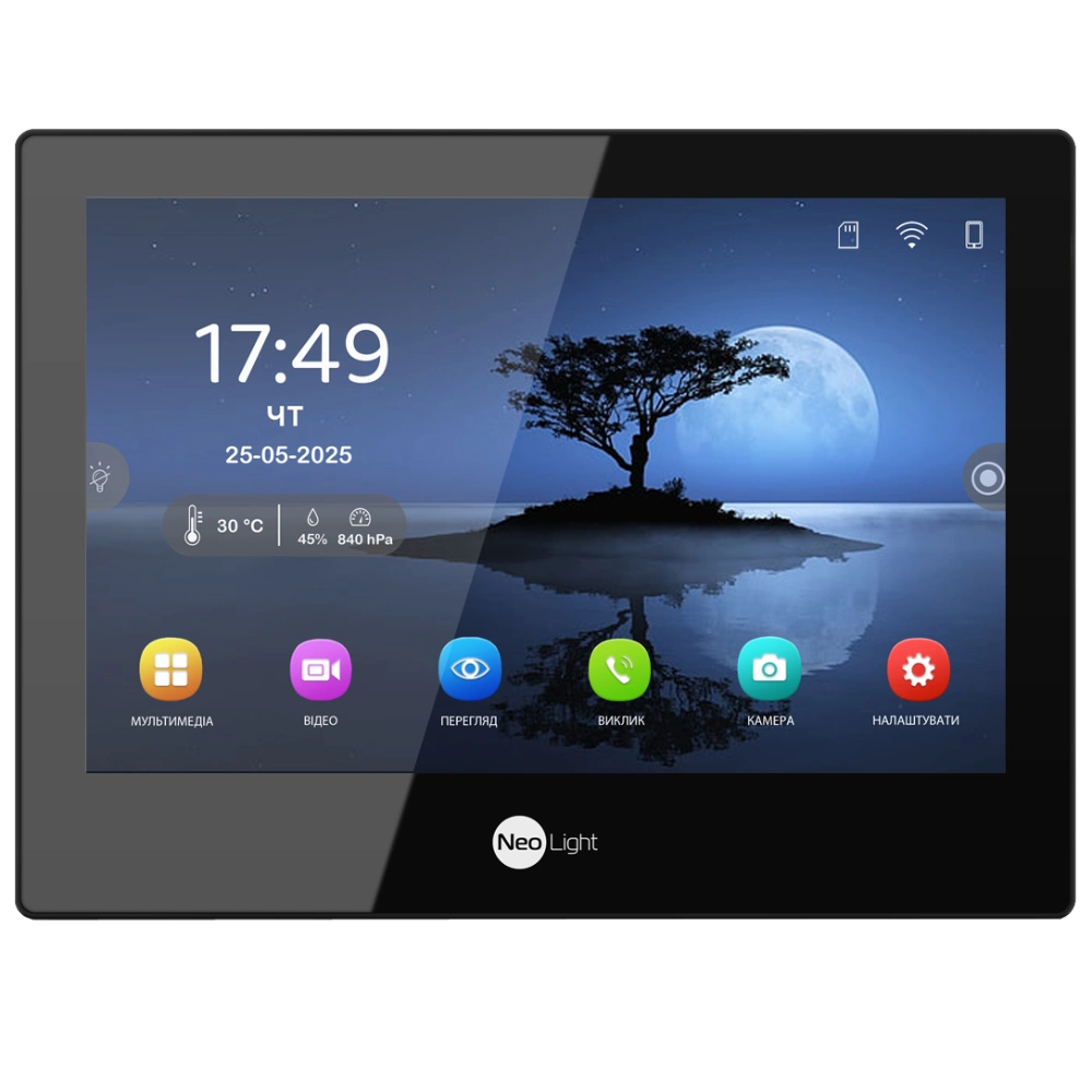 Відеодомофон Neolight ALPHA Hybrid black Відеодомофон Neolight ALPHA Hybrid black