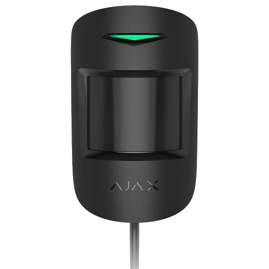 дротовий сповіщувач руху Ajax MotionProtect Plus Fibra black