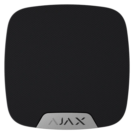 Бездротова сирена з клемою для додаткового світлодіода Ajax HomeSiren S (8PD) black Бездротова сирена з клемою для додаткового світлодіода Ajax HomeSiren S (8PD) black