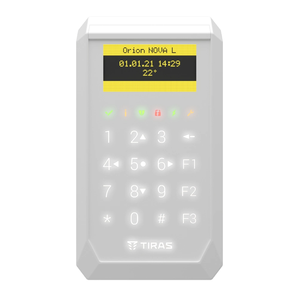 Сенсорная OLED клавиатура Тирас Tiras K-PAD OLED+ white Сенсорная OLED клавиатура Тирас Tiras K-PAD OLED+ white