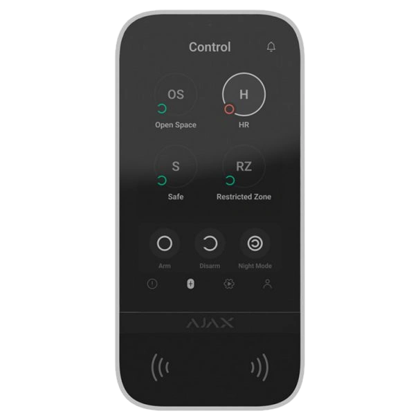 Клавиатура Ajax KeyPad TouchScreen (8EU) white