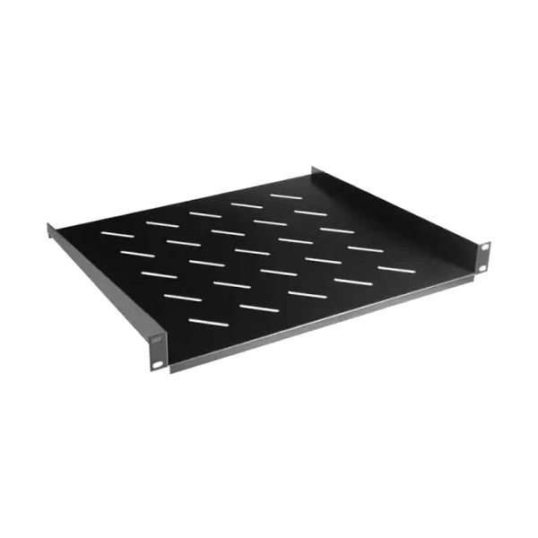 Полиця для 19 шафи, глибина 400 мм 1U Hypernet CS-400-BLACK