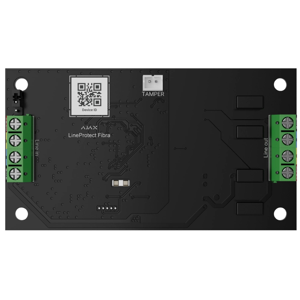 Модуль для захисту пристроїв від короткого замикання та саботажу Ajax LineProtect Fibra ASP Модуль для захисту пристроїв від короткого замикання та саботажу Ajax LineProtect Fibra ASP