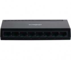 Комутатор 8 портів некерований Dahua DH-PFS3008-8GT-L