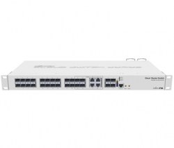 Коммутатор 24 порта управляемый MikroTik CRS328-4C-20S-4S+RM SFP Layer 3