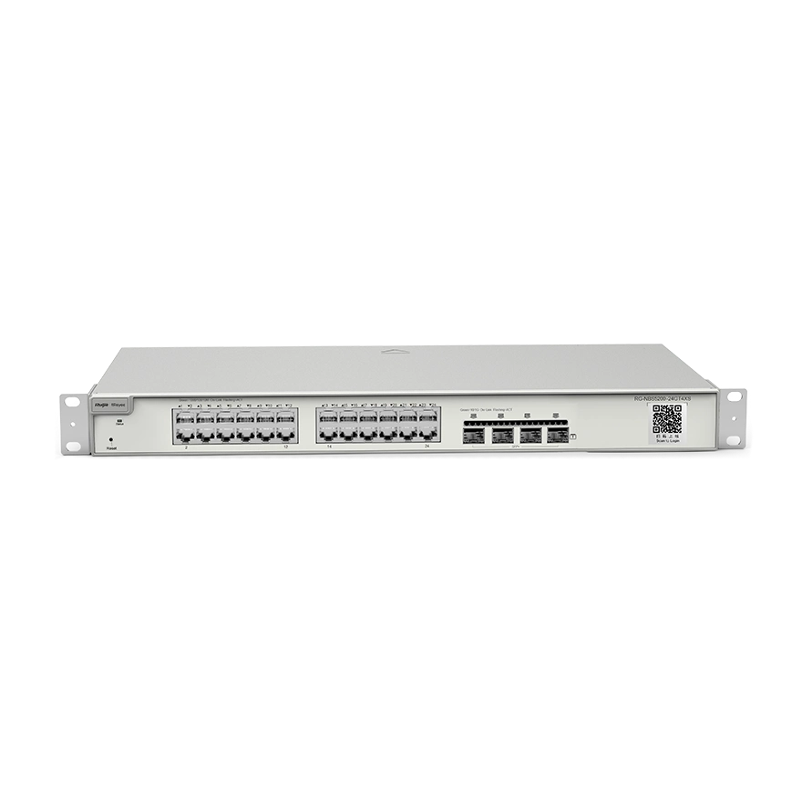 Комутатор 24 порти керований Ruijie RG-NBS5200-24GT4XS L3 10G Комутатор 24 порти керований Ruijie RG-NBS5200-24GT4XS L3 10G