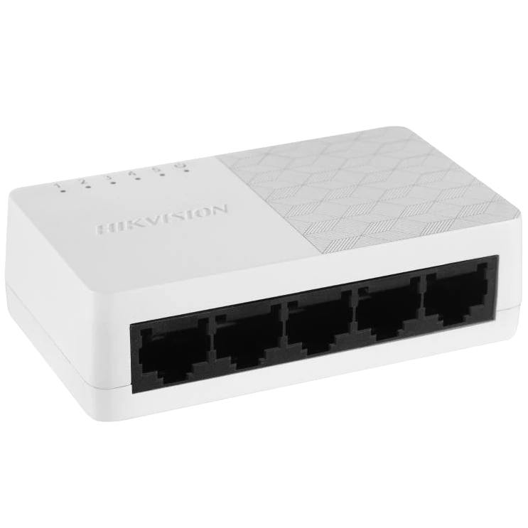 Комутатор 5 портів некерований Hikvision DS-3E0505D-O 1000M Комутатор 5 портів некерований Hikvision DS-3E0505D-O 1000M